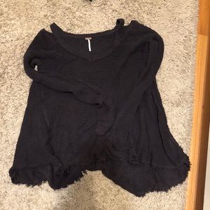 free people cold shoulder sweater